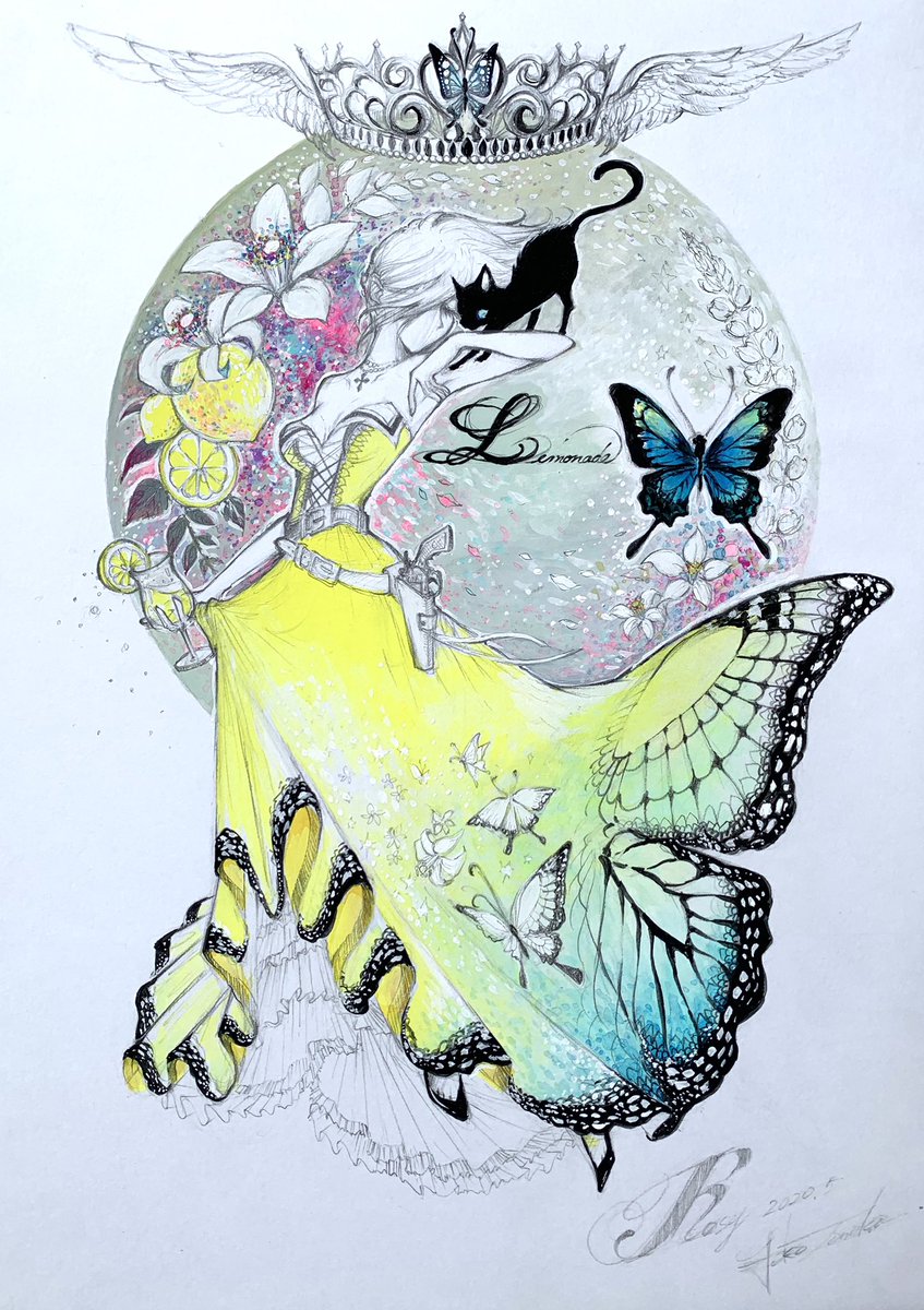 田中葉子 レモネード T Co Rmc8uatxan イラスト イラストレーター アート 田中葉子 イラストグラム ドローイング デザイン オーダーメイド ギフト Illustration Art Paint Drawing Insta Art Insta Good Design 鉛筆画