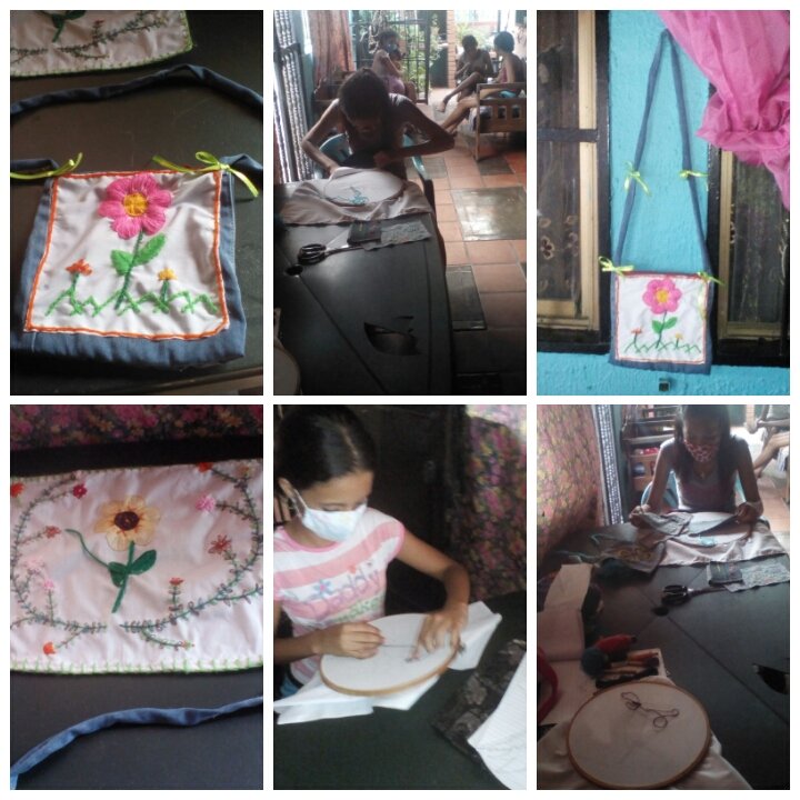 textil_cfs's tweet photo. @textil_cfs #FormaciónIncesEnCasa avances del curso Bordado a Mano con la MTP Egledys Garcia,  Participantes Realizan Excelente puntadas #AprenderHaciendo.  @WuikelmanAngel @RICHARDINCES @SomosIncesVzla @incesocialista https://t.co/CN0RMuqe2D