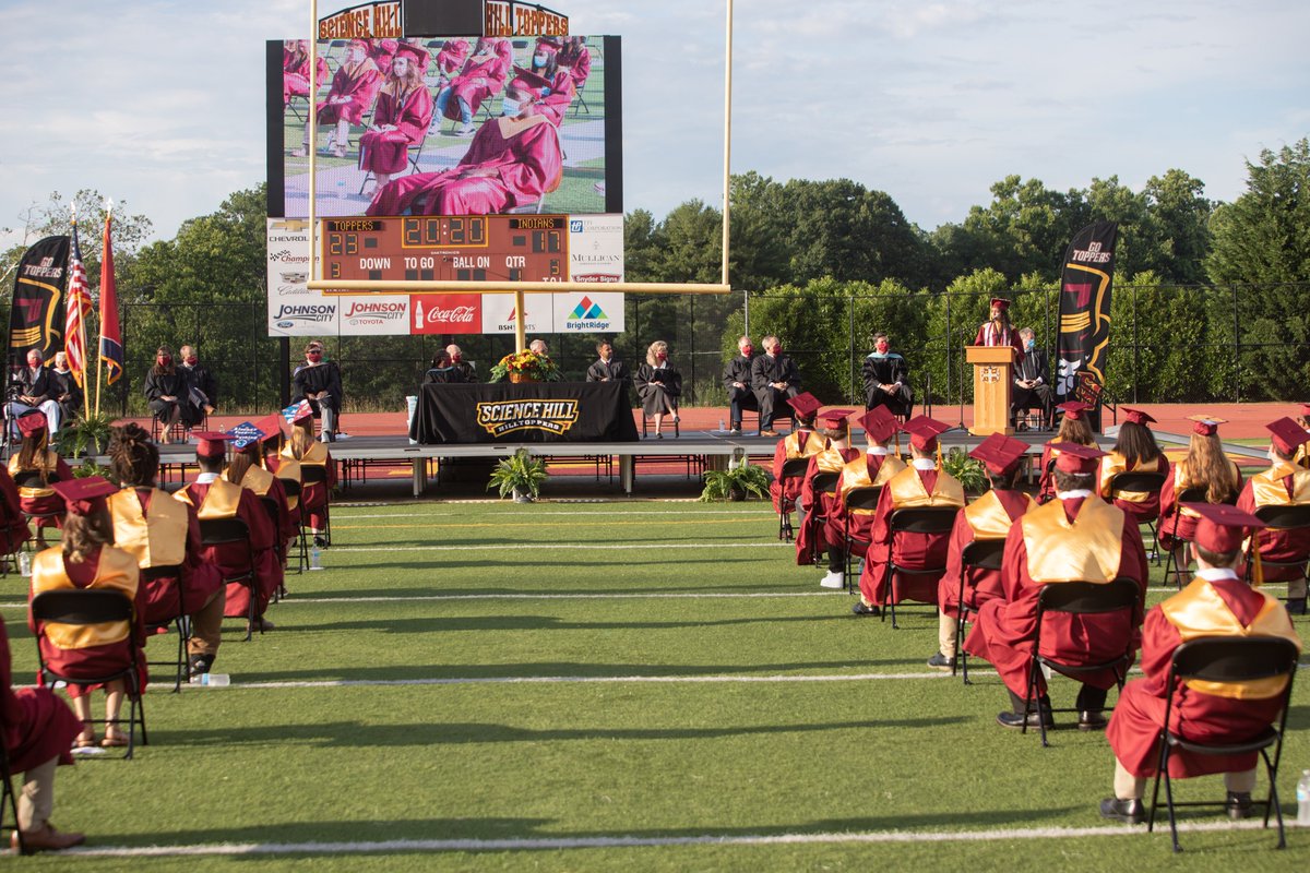 jcityTNschools's tweet photo. We celebrated the Science Hill Class of 2020 on Friday night under the lights at Kermit Tipton Stadium. Thank you to everyone involved who helped create a lasting memory for these seniors. Congrats, Class of 2020, you are now #ToppersForLife 500+ photos
https://t.co/jmem0ptw1h https://t.co/FQ95CAPm2k