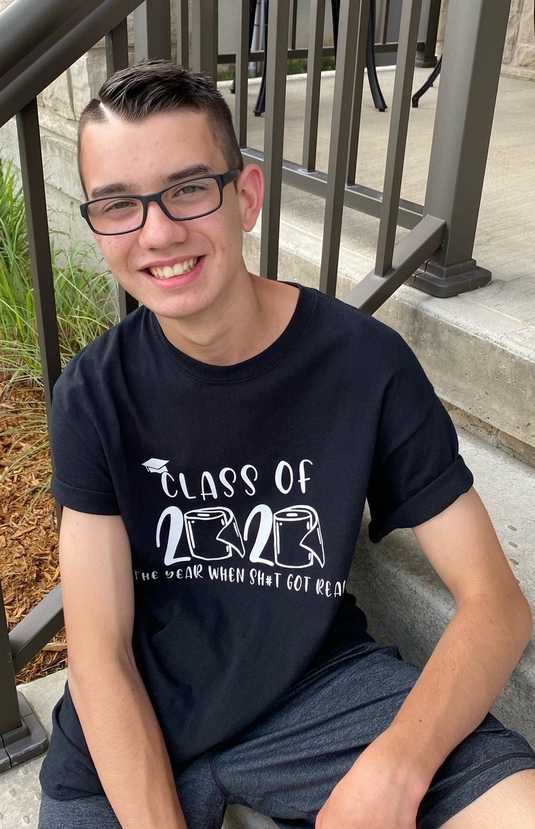Congratulations Tyse, we are so very proud of you ! #Grade82020Grad #VirtualCeremony #GradDriveThru