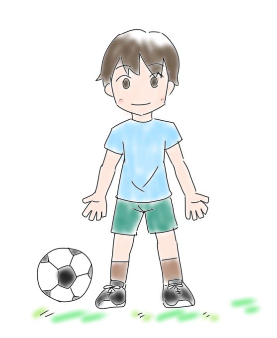 サッカー少年のtwitterイラスト検索結果 古い順