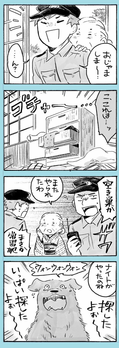 姫ばあちゃんとナイト(その46) #創作漫画
「おまわりさんの疑惑(3)」 