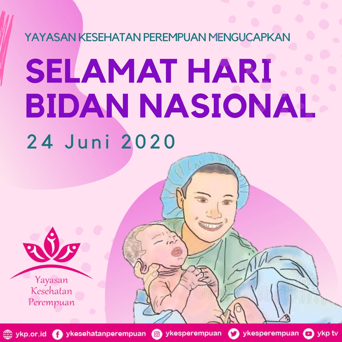 Selamat Hari Bidan Nasional 2020 @ppibi

#HariBidanNasional
#BidanIndonesia
#MariSalingDukung 
#SalingJaga 
#IndonesiaLawanCovid19