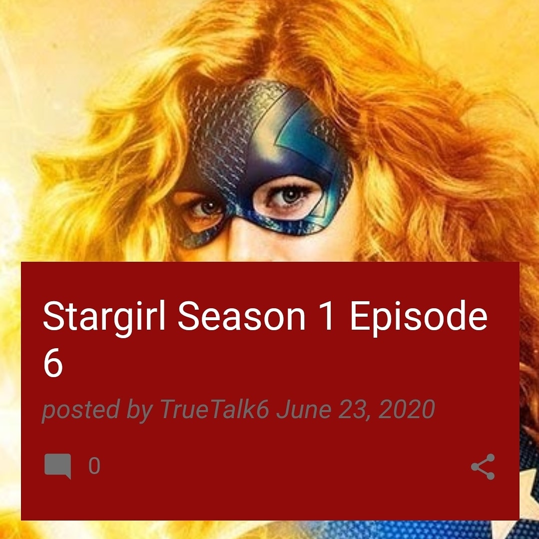 TheTrueTalk6's tweet photo. Review is up! Link in bio! #DCStargirl #Flash #Arrow #legendsoftomorrow #supergirl #batwoman #blacklightning https://t.co/5Wq7Oe4KDZ