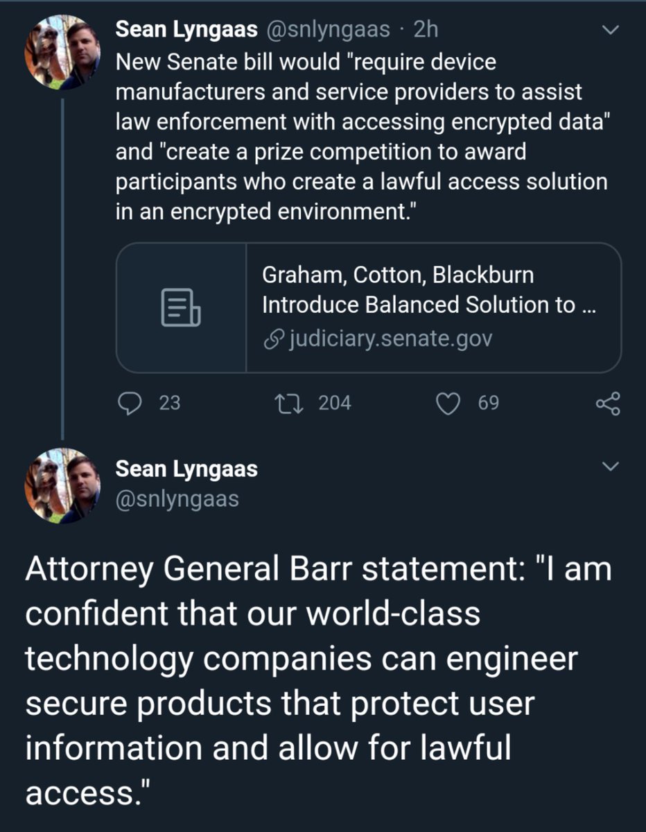 BadPrivacyTakes's tweet photo. Exceptional access has never been a workable technical or policy stance https://t.co/jUSTi8Va9B