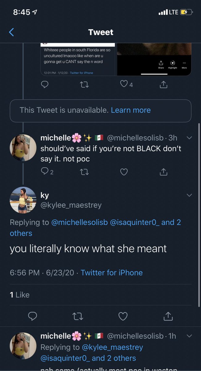 KennedyPerm's tweet photo. yeah just in case someone exposes you @exposer_local is @lailacosto @madisonxlutt  @kylee_ trying to expose people for the wrong reasons and not at all because they actually find racist behavior apalling. white ppl again using the black communities’ ange to further themselves https://t.co/KEwo1BQgOd