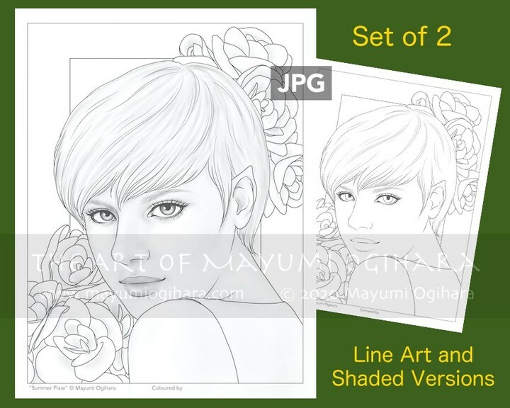 New colouring page "Summer Pixie". ift.tt/2Np7wng
.
Today is my colouring group's 1st anniversary! 🎉 To celebrate this wonderful occasion I'm offering special discount on this brand new page for my colouring group members. If you enjoy colouring my illustrations, j…