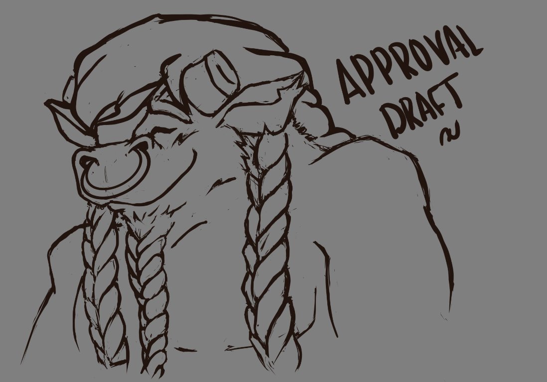 CatCreates's tweet photo. Line clean and color on a Tauren since my tablet is MAYBE working now. https://t.co/ceYGhug4Bo #warcraftart #Commission #streaming https://t.co/iJRz3SCR4p