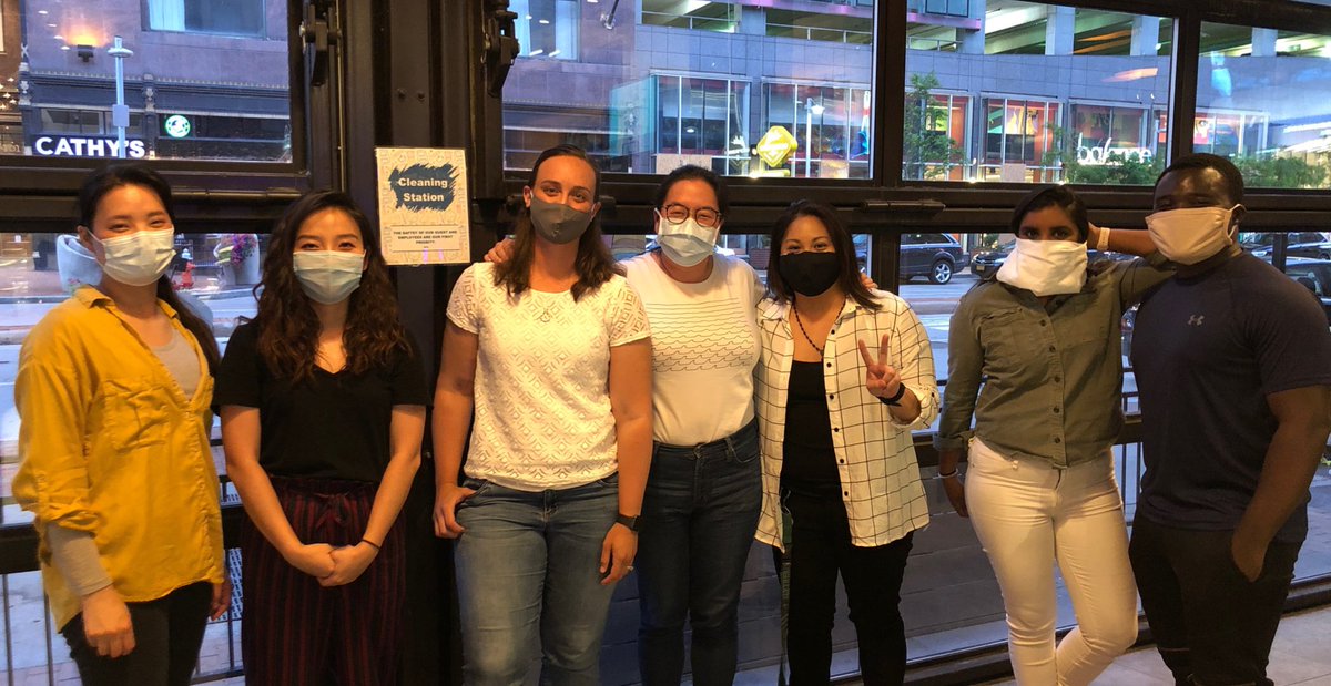 Team dinner with all the VA General Surgery, Vascular Surgery, and Cardiothoracic Surgery residents and fellow starting July 1!  <a href="/Jan3tamI/">J. Li</a> <a href="/AnnHKim/">Ann Kim</a> <a href="/MardersteinEric/">Eric Marderstein</a> <a href="/UHSurgeryRes/">UH Surgery Residents</a> #GoingToBeAGreatYear