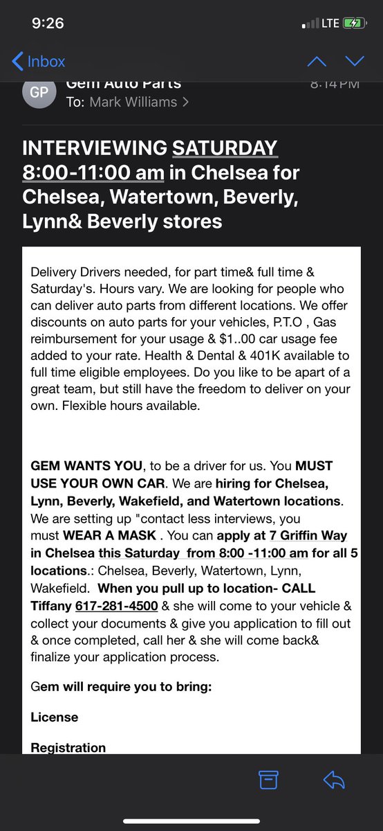 BOW4725's tweet photo. To whom ever needs a job https://t.co/eRNZ9fG0nb