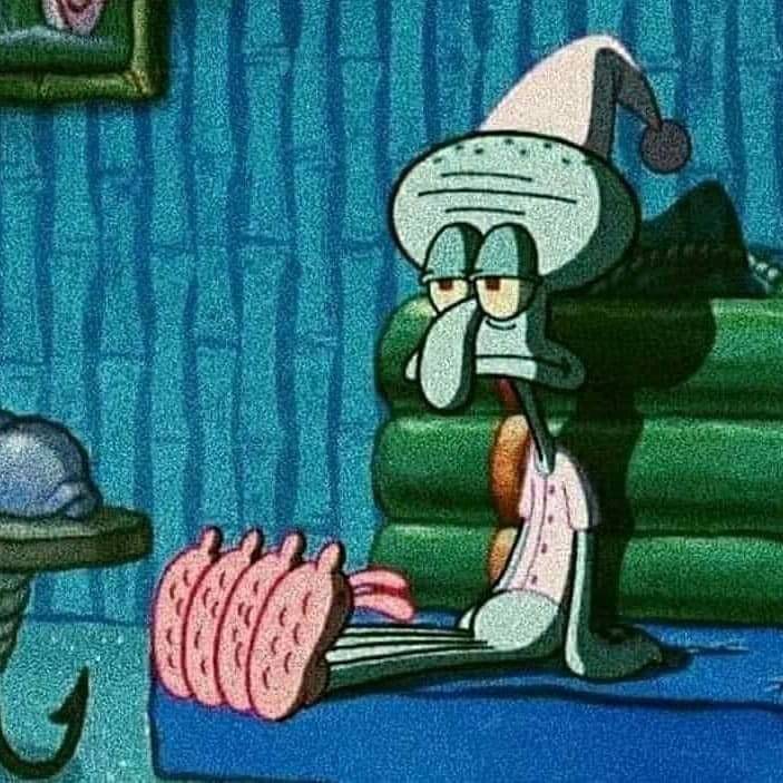 asp_star's tweet photo. Squidward is me. https://t.co/knOgpAwqrl