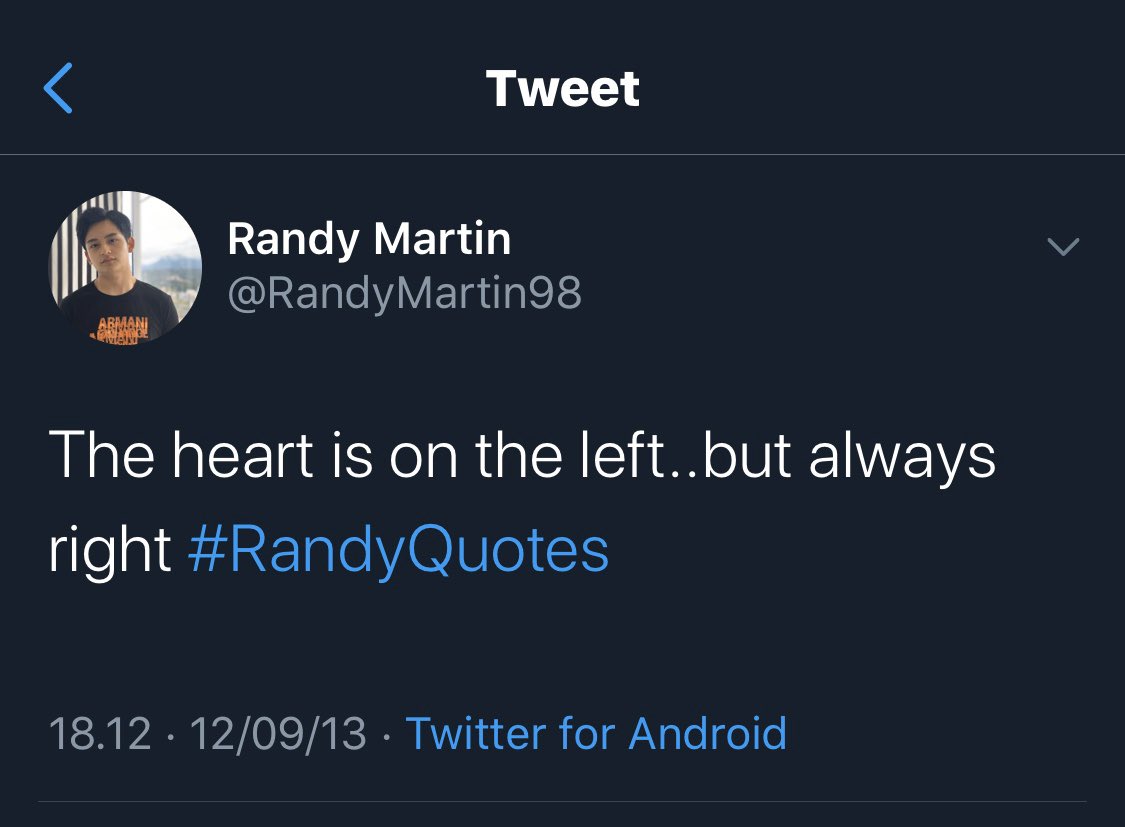 Randy Martin tweet media