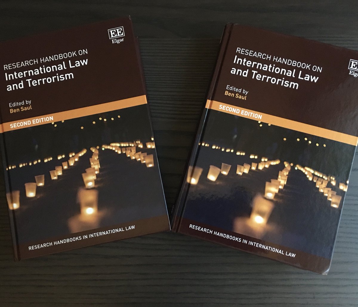 rarnold74's tweet photo. What a nice surprise, when publishers send you your author’s copies! The book is out! Thank you to Prof. Ben Saul! https://t.co/3GVuJrlvVK