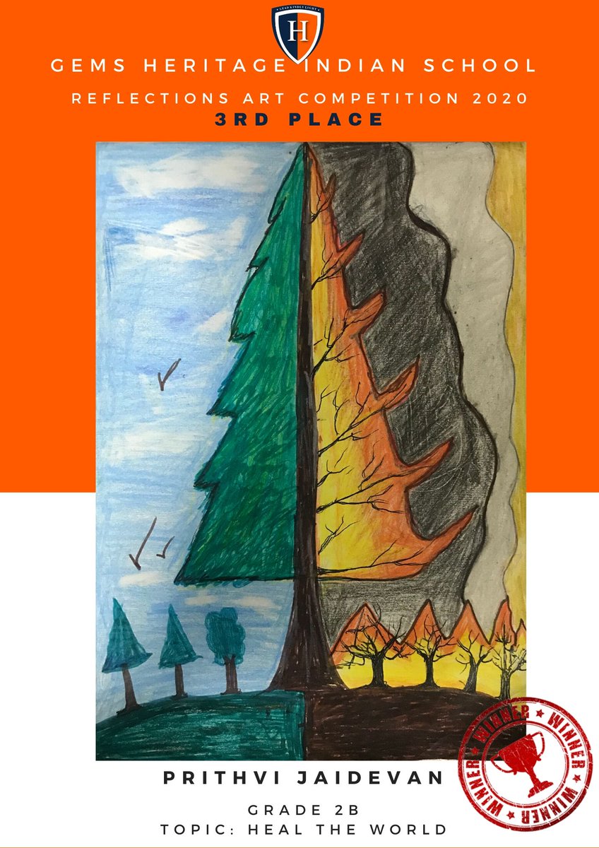 GEMS Heritage School (@gemsheritagesch) on Twitter photo Reflections - was a wonderful event with so many lovely pieces of art work sent in. After many a tough call, the 3rd, 2nd & 1st places in our juniors' category goes to Prithvi Jaidevan (Gr3) Vihaan Swapnil (Gr3) & Naisha Saraff (Gr3) respectively. <a href="/KHDA/">KHDA | هيئة المعرفة والتنمية البشرية بدبي</a> @MOEducationUAE <a href="/GEMS_ME/">GEMS Education</a> Reflections - was a wonderful event with so many lovely pieces of art work sent in. After many a tough call, the 3rd, 2nd & 1st places in our juniors' category goes to Prithvi Jaidevan (Gr3) Vihaan Swapnil (Gr3) & Naisha Saraff (Gr3) respectively. <a href="/KHDA/">KHDA | هيئة المعرفة والتنمية البشرية بدبي</a> @MOEducationUAE <a href="/GEMS_ME/">GEMS Education</a>