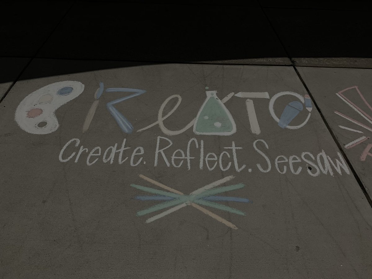 Looking back to @Seesaw connect 2019! A great day @Stoy_HTSD. Create. Reflect. Seesaw.
