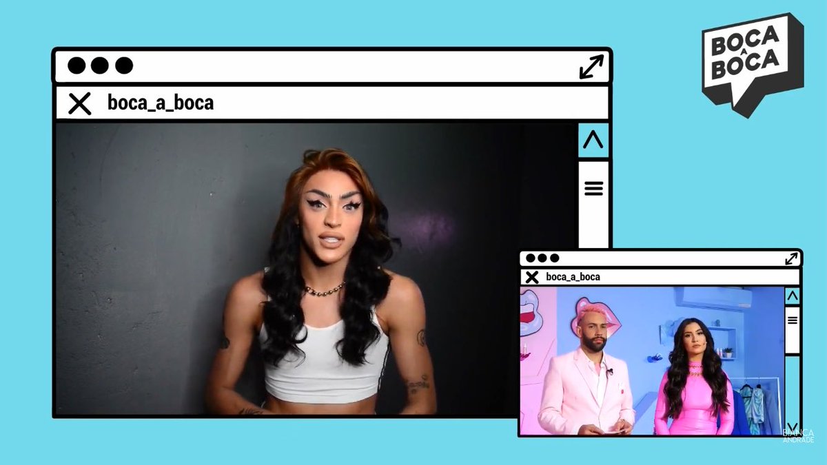 peIucia's tweet photo. assuntos extremamente importantes que foram abordados hoje no programa da Bianca Andrade:

- A luta LGBTQ+
- Sexualidade Feminina
- Racismo
- Como a quarentena tá afetando as favelas e as mulheres que vivem nela 

sim, eu to bem orgulhosa. #BocaABoca https://t.co/YdNuq99n5M