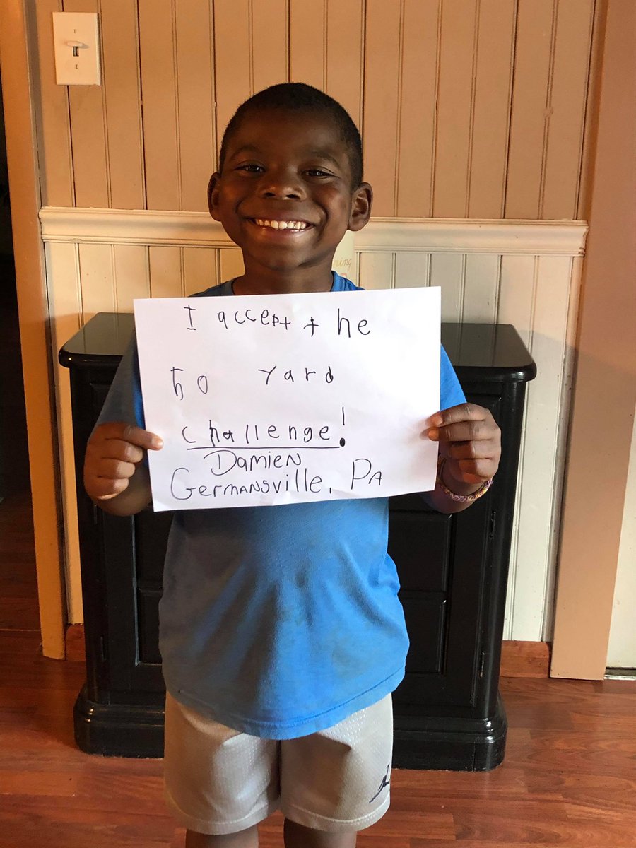 iamrodneysmith's tweet image. Family, Please help me welcome Damien from Germansville,PA to the family . He has  stepped up and accepted our 50 yard challenge . Thank you for wanting to make a difference in your community .