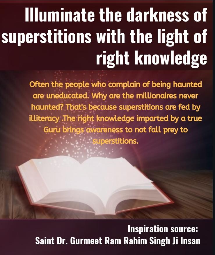 04Pragya777's tweet photo. Superstition is only a way to make money and fool others, but some people of our society are following superstitious and wasting their time and money to gain happiness. So @Gurmeetramrahim Ji explained that #LiveMythFree life and only believe in God. God's name give you happiness https://t.co/ljgcFXrfzk