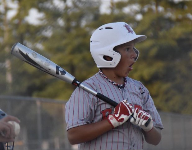 ShandiSimons's tweet image. We are SO happy to be back playing baseball.  ⚾️ But Will still doesn’t hide his shock well when the UMP calls a strike, instead of a ball.