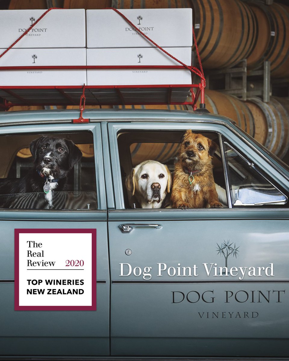 TheRealRvw's tweet image. Top Wineries of NZ 2020:
43. Dog Point Vineyard @DogPointWines
Location: Marlborough. Best known for: A funky #SauvignonBlanc called #Section94 that has attracted a cult following #DogPointVineyard #Marlborough #TopWineriesNZ2020 #TopNewZealandWine #TheRealReview #TopWineries2020