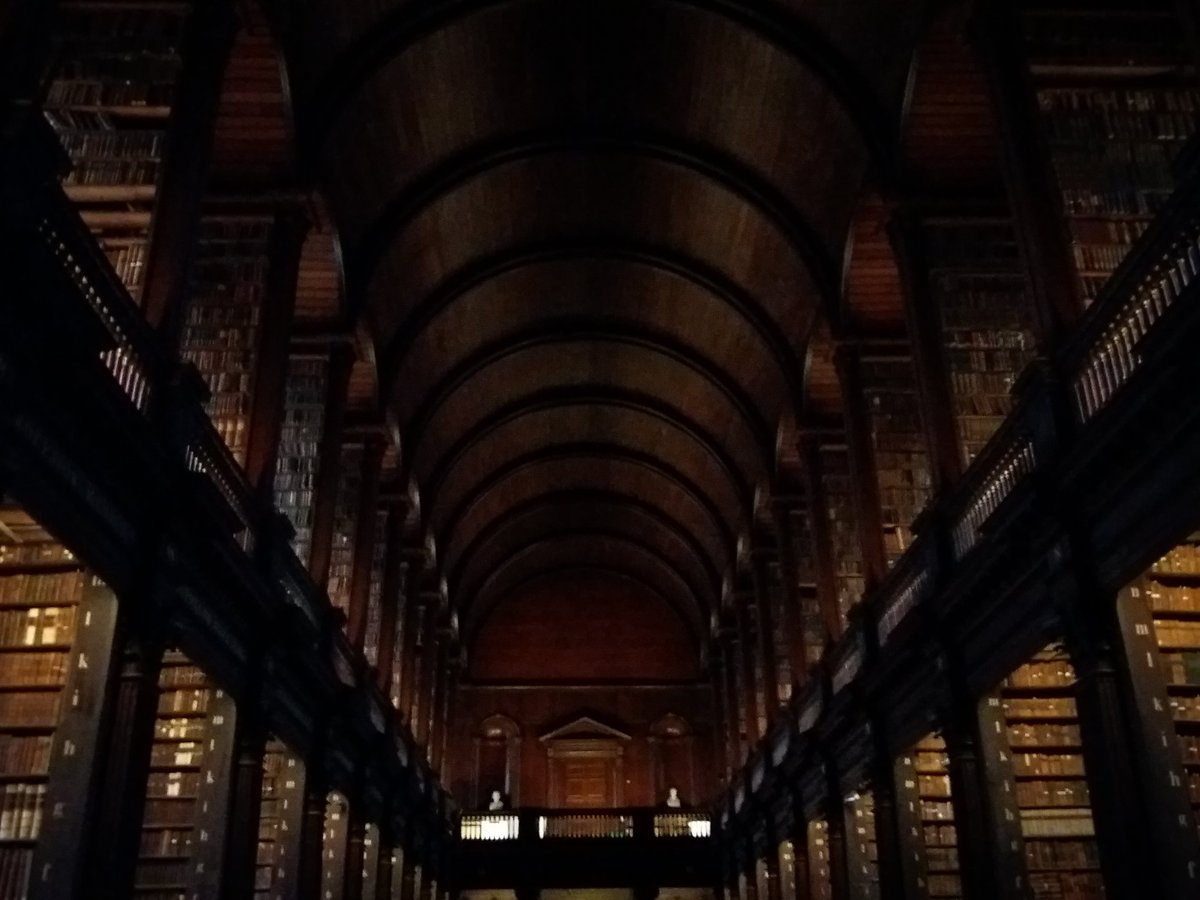 VaneMareco24's tweet photo. @RealTimeRating Si vamos a mandarnos la parte, que sea a lo grande. Sip, la #TrinityLibrary en #Dublin . https://t.co/1xSjzn5FPh