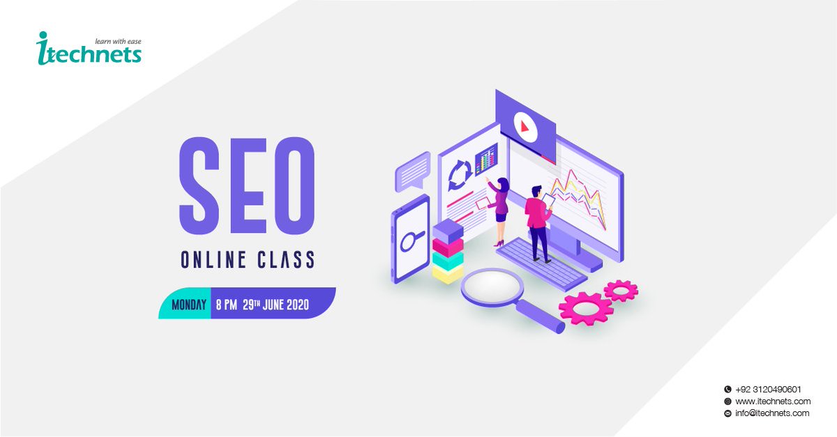 mishal_ayesha's tweet photo. Starting a new batch for #Search #Engine #Optimization (#SEO)_Online_Course on 29th Jane 2020 - 8 PM PKT

Register Today at: https://t.co/TZJ84QhXBz

For details call +92 3120490601

#Entrepreneur #education #StockMarket #itechnets #SEO_Training_Course #SEO_Training_Institute https://t.co/GibYVtwBTs