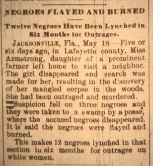 Leading into the day of the monument dedication, this story ran on the front page of The NandO. A national story about the lynchings of Black people.