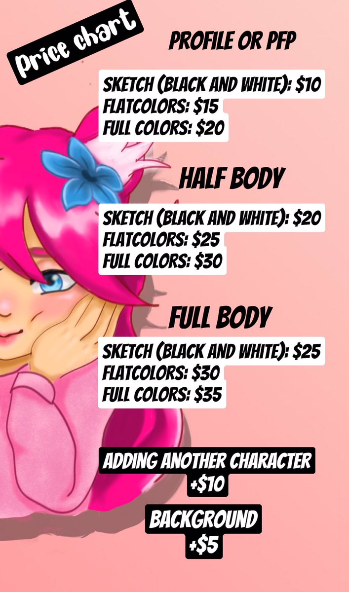 CeleChan12's tweet photo. ✨Comissions open! ✨ https://t.co/jaPpSzMpOb