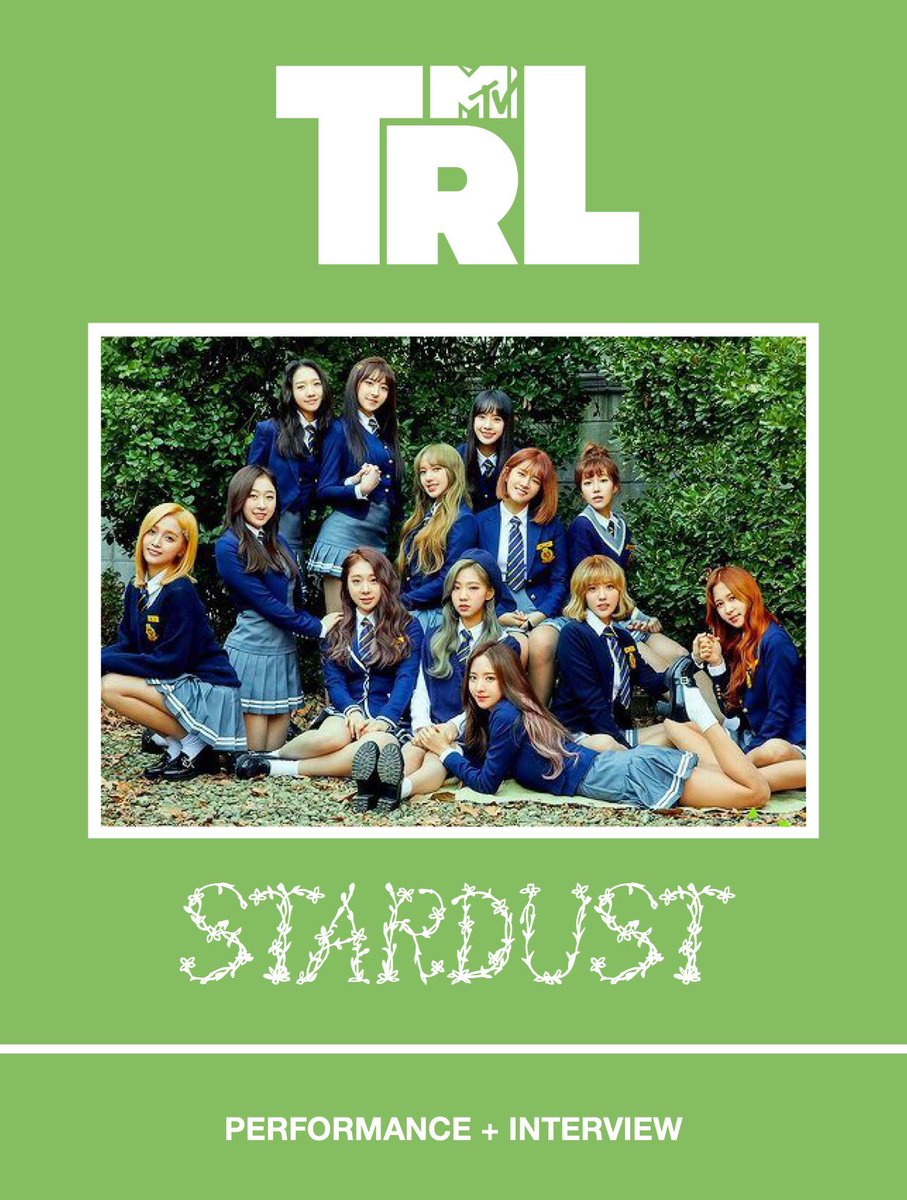 StandomMTV's tweet photo. MTV: Total Request Live

Episode 88
Featuring — StarDust https://t.co/HbTs6jhDc3