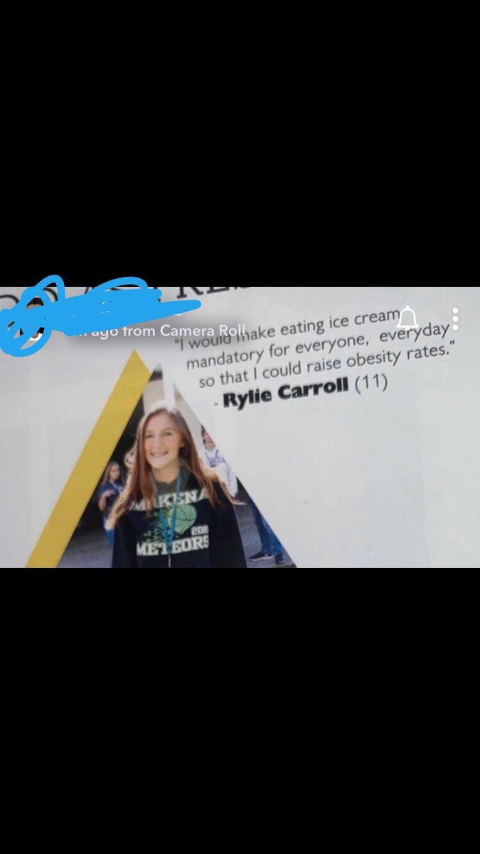 ryliecarroll1's tweet photo. Ok I don’t know WHO decided to do me dirty like this. “As president I would...” RAISE OBESITY RATES??? I did NOT say this but now it will be my legacy forever. Thank you lakewood ranch. 😩😫 https://t.co/9dT1Lv54hu