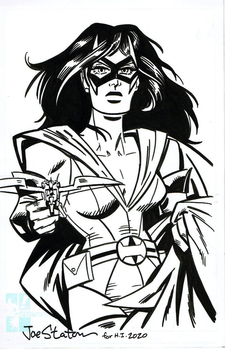 heroinitiative's tweet image. Fun art alert! These are the drawings the AMAZING @JoeStaton did for participants in Hero's Live experience! More stuff like this HERE: heroinitiative.org/merchandise/