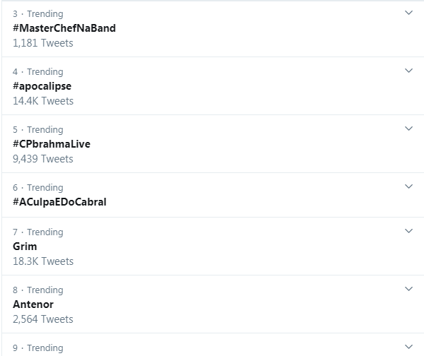 CulpaTweet's tweet photo. Tamo em sexto nos assuntos do momento Brasil, viu? É NOZES #ACulpaEDoCabral https://t.co/nCI8IxcvXx