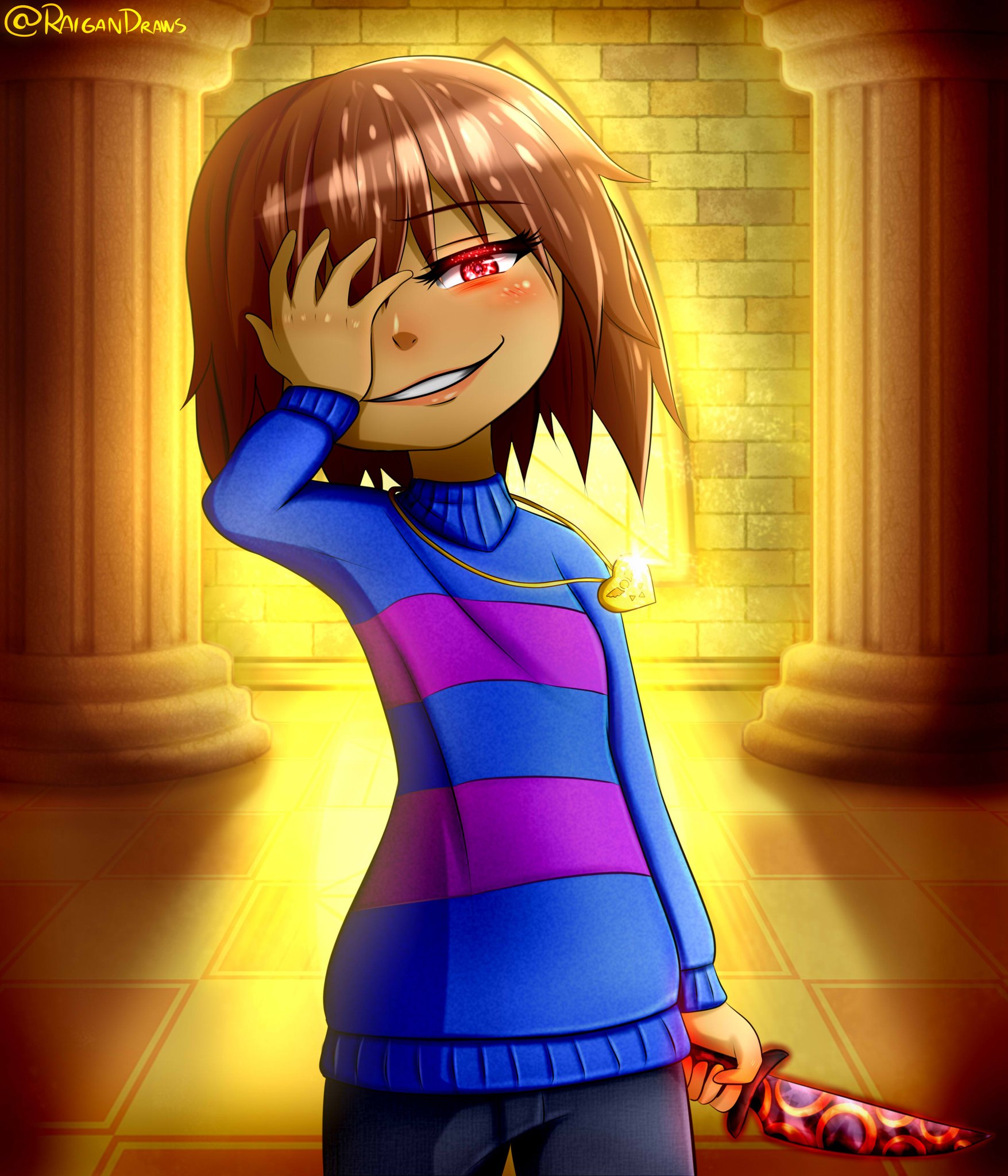 Raigan Na Twitteru Pacifist Frisk Genocide Frisk Mais E Mais Undertale Hsuahsu Frisk Pacifist Genocide Undertale Undertalefanart Fanart Fanarts Arte Art Painting Digitalarts Digitalpainting Determination Videogames Indiegames