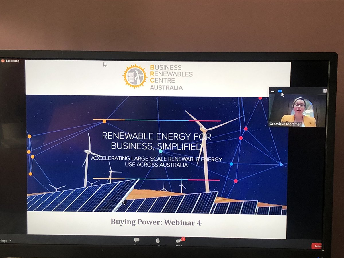 Looking forward to the launch of <a href="/BRC_AU/">Business Renewables Centre Australia</a> social licence guide for positive social and environmental impacts today via the webinar with our fabulous guest speakers
