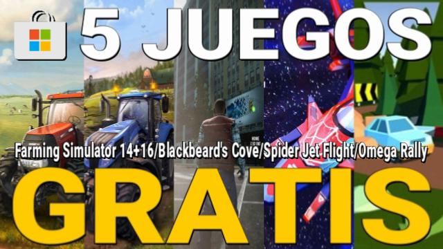 ThunderZeroRai_'s tweet photo. ¡Ya disponibles 5 juegos GRATIS en la tienda de #Microsoft! #FarmingSimulator14 #FarmingSimulator16 #BlackbeardsCove #SpiderJetFlight #OmegaRallyChampionship #PC
#FarmingSimulator ❤️ y 🔃 #XboxOne
TODOS LOS DETALLES Y LINKS AQUÍ:
👉https://t.co/fyWY5XNNAr 👈 https://t.co/fPK6FXT3aM