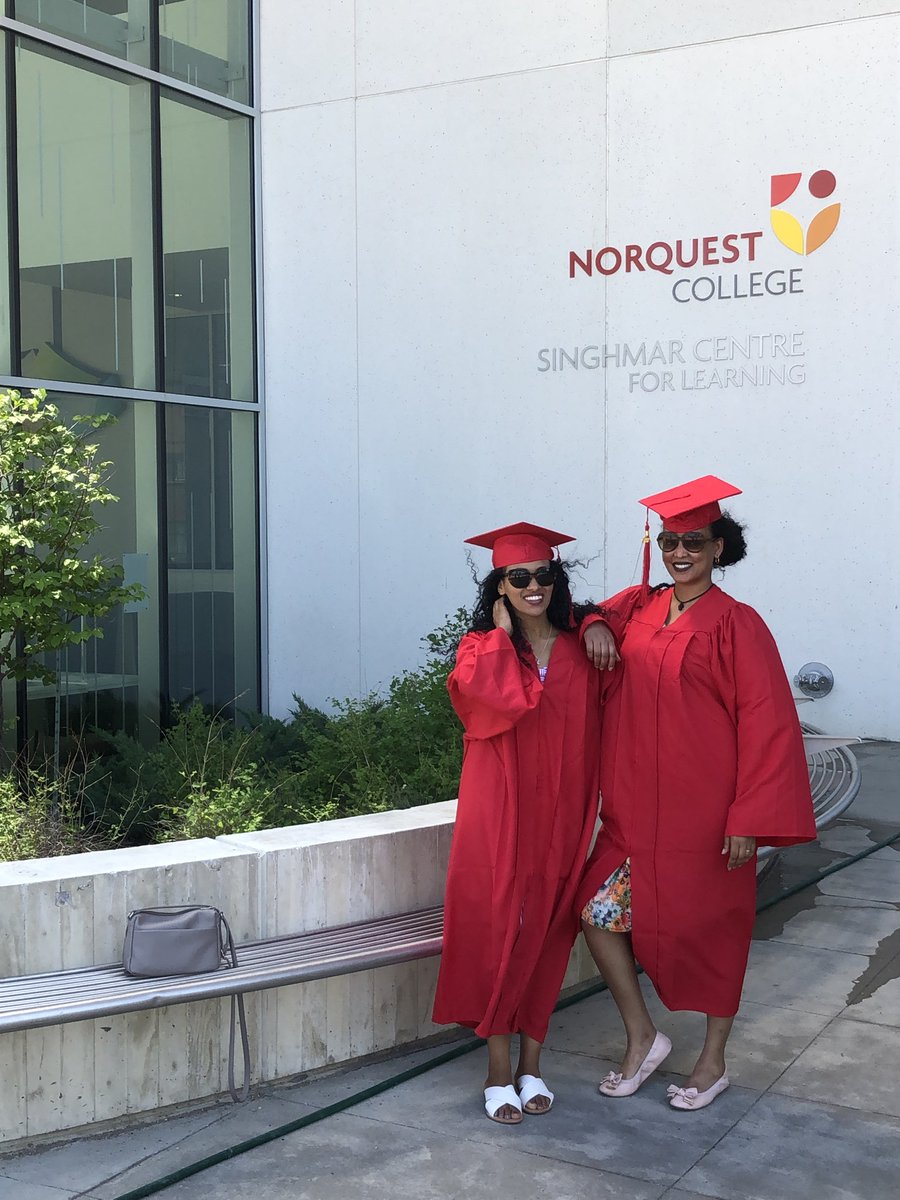 JonDRobb's tweet photo. Graduates from @NorQuest College celebrating early after receiving their Convocation 2020 packages! #NorQuestGrad #NQ2020 #NorQuestGrad2020 #DifferenceMakers https://t.co/OuWwc98TIS
