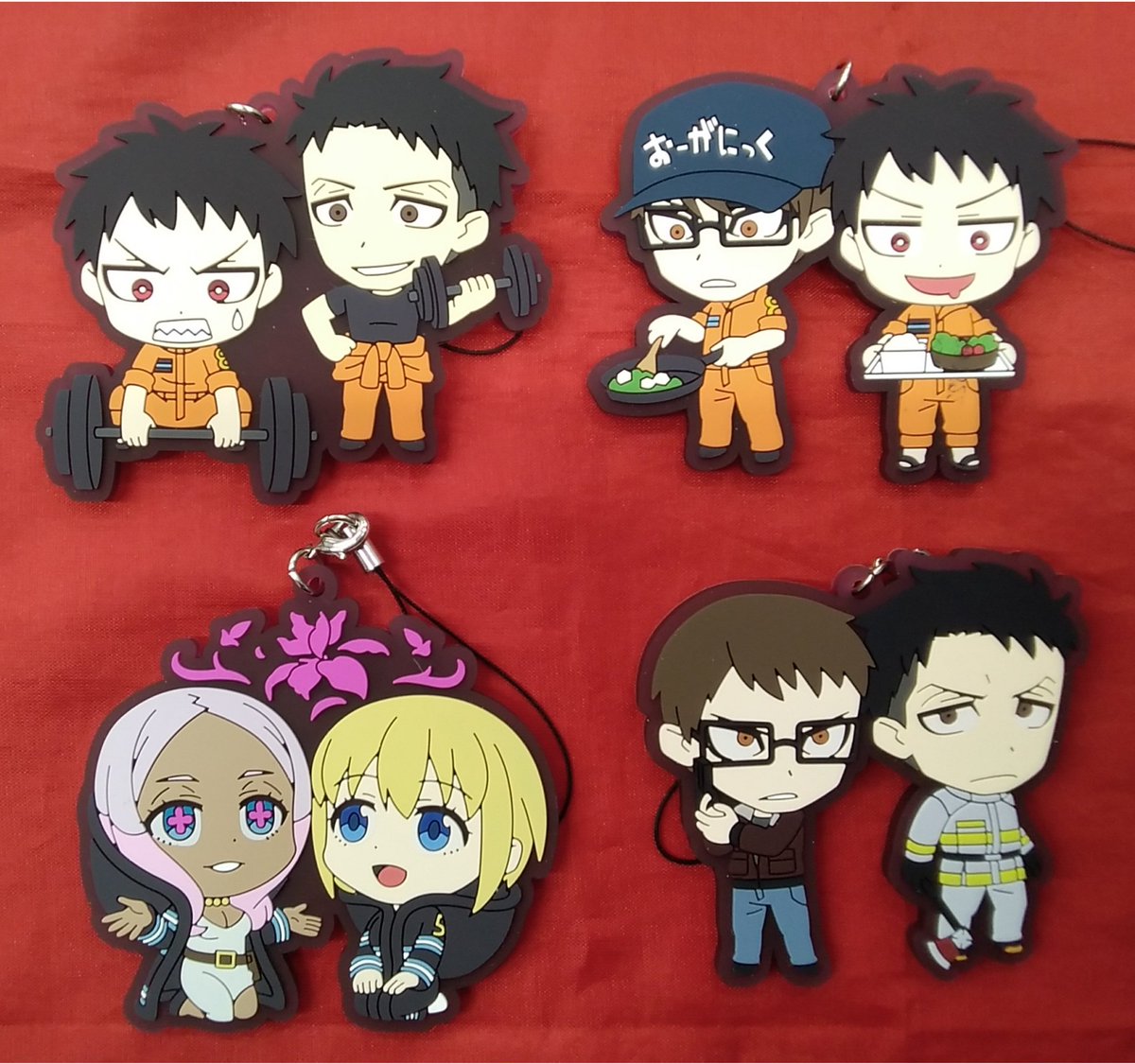 入荷情報】 「炎炎」から、在庫のなかった、ラバーストラップDUOの紅丸