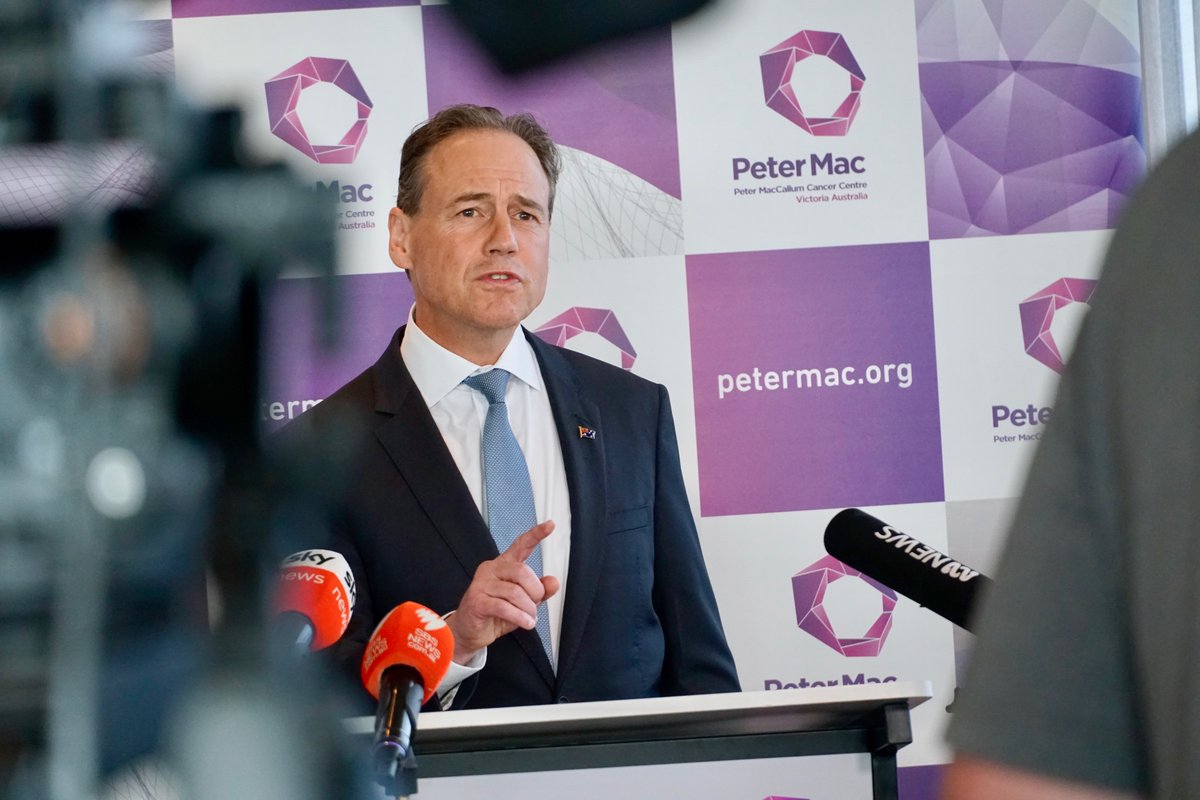 PeterMacCC's tweet image. Congrats to Peter Mac's Professor @LindaMileshkin and team who received a Medical Research Future Fund Grant announced by @GregHuntMP today for their research into #cancer of the unknown primary. Read more: petermac.org/news/new-resea…