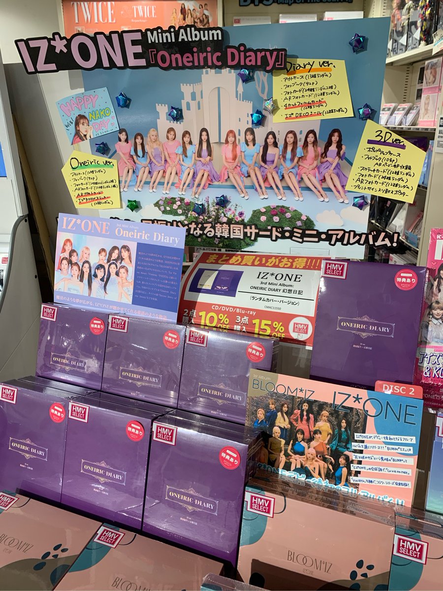 IZ*ONE】入荷後即完売しておりました、IZ*ONEの3rdミニアルバム