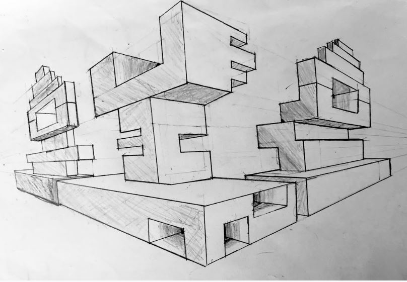 Art1072's tweet photo. Year 8 Perspective! #CognitaWay #teamS107 https://t.co/Nc4MjmZcBg