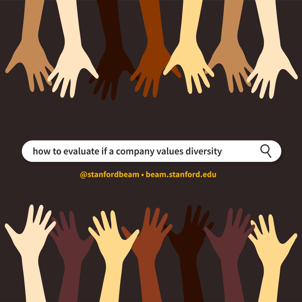 How to Evaluate if a Company Values  #DiversityMany organizations say they are interested in hiring diverse talent, but how many of them actually do the  #work to keep their newly hired talent and help them to feel supported on the job?  https://stanford.joinhandshake.com/articles/16803&nbsp;