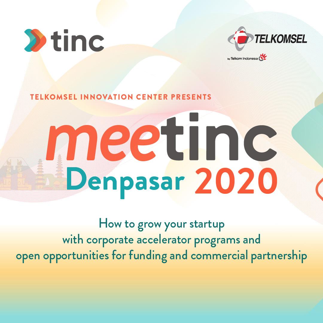 tinc_id's tweet photo. Hi Innovators in Denpasar! Kenken kabare? Are you ready to join #meetinc with Denpasar’s startup communities?

Don't miss this opportunity, register now at https://t.co/wiIpf70iYi!

#TINC #TelkomselInnovationCenter #TINCTelkomsel #meetinc  #StartupIndonesia https://t.co/aS6oNpiiJD