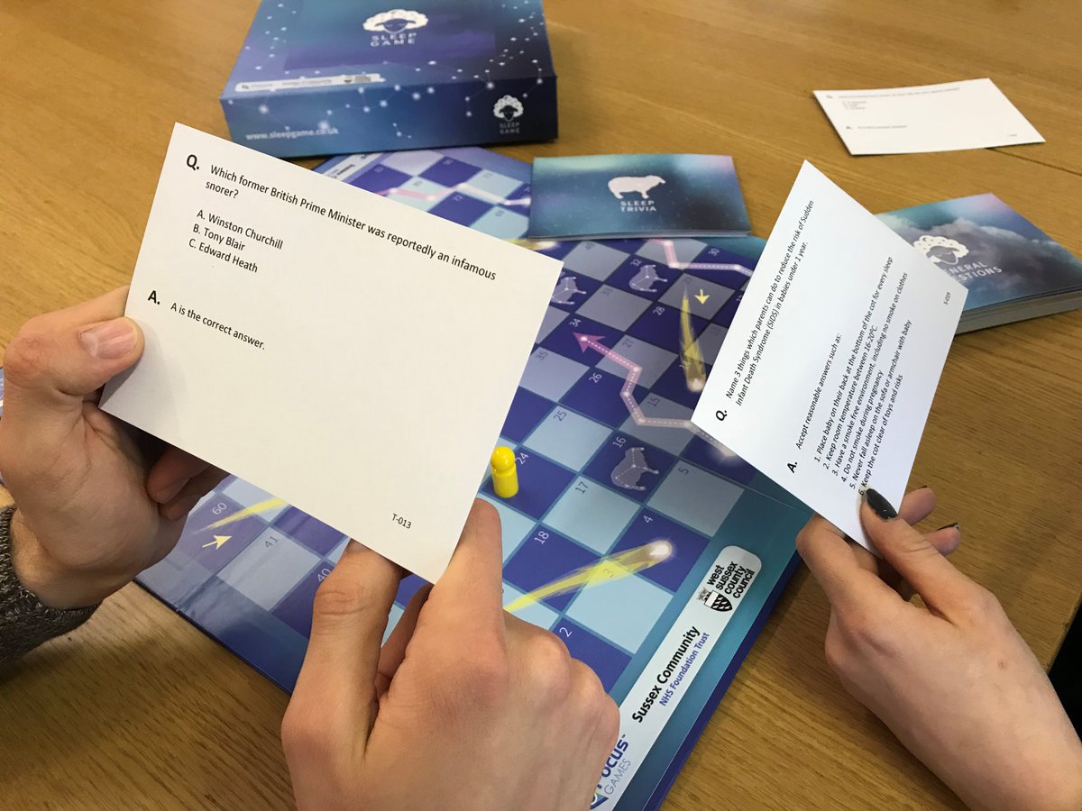 #Sleep deprivation can impact children's health and wellbeing. Parents may feel helpless and ask #healthvisitors and #earlyyears professionals for advice. Help staff improve their knowledge around sleep with a fun and engaging training resource: sleepgame.co.uk
