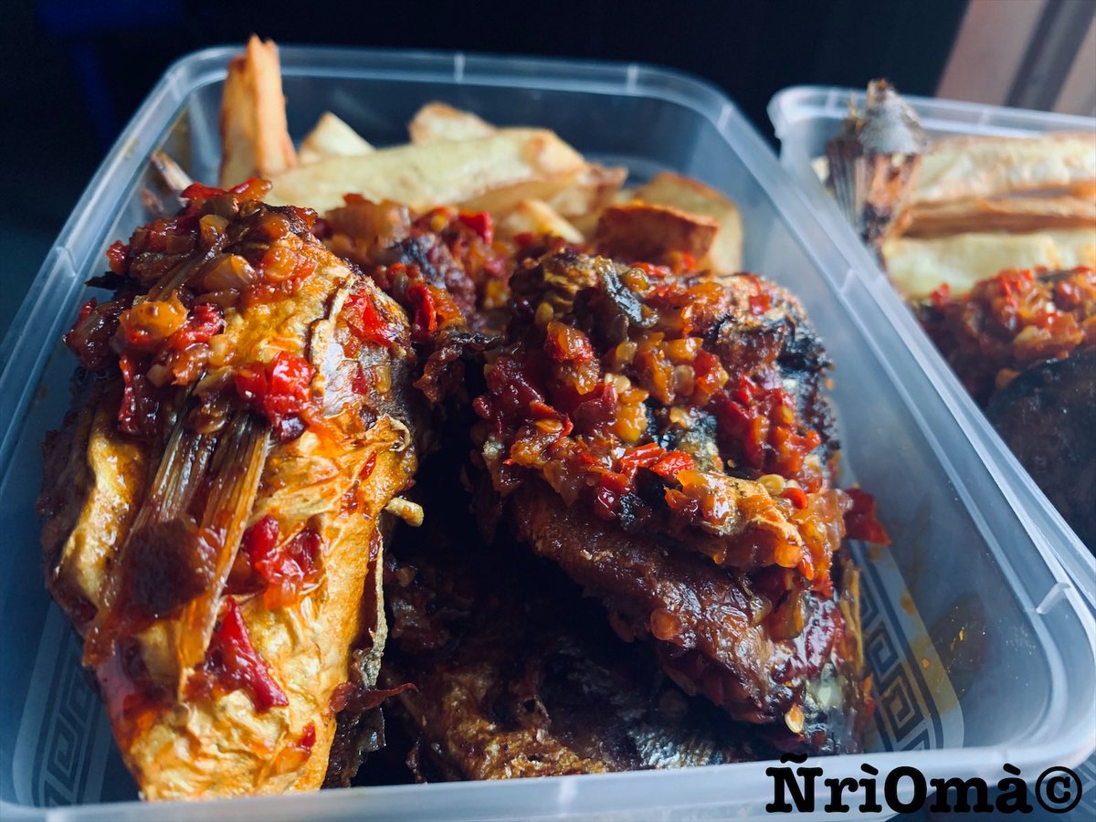 New menu: Sweet potatoes fries and peppered sauce is now availableA plate of sweet potatoes fries with fish- 1500A plate of Sweet potatoes fries with Chicken -2000Don’t sleep this delicious, mouth watering meal beautiful people