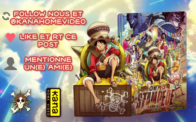 MontCorvo_Off's tweet photo. GOMU GOMU NO CONCOURS !

Aujourd'hui c'est la sortie de ONE PIECE STAMPEDE en DVD-Blueray et grâce à @EditionsKana on vous offre 4 Combo Collector Steelbook sur nos réseaux.🔥

 Pour jouer : 

❤️Follow nous et @EditionsKana 
🔄Like et RT ce post
✅Mentionne un(e) ami(e) 

Enjoy🥰 https://t.co/KWq0rKmg2r