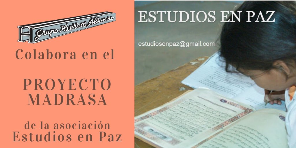 Comprometidos con la #infancia y la #educación a través del Proyecto Madrasa gestionado por #EstudiosenPaz, un proyecto solidario que acoge niños y niñas saharauis para que realicen sus estudios en #Aragon 👏💙#solidaridad #ods1 #ods4 #empresaresponsable