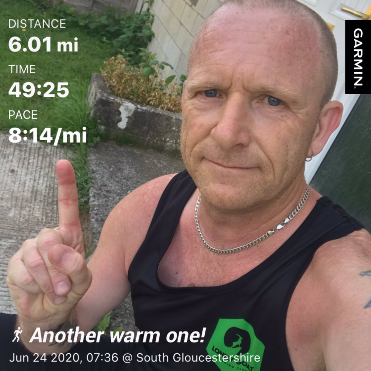 sjreynolds1883's tweet photo. Got it done before it got to warm 
#RunforAlex💚 #teamclicsargent #lonelygoatrc 💚🐐 https://t.co/yZoeXbBOFM