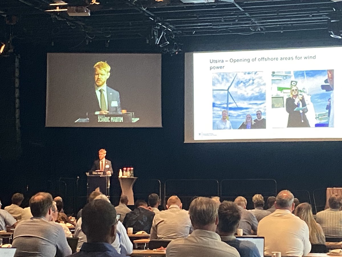 Tony Tiller opening the Floating wind 2020 conference in Haugesund. #floatingwind2020 ⁦<a href="/TonyTiller/">Tony Tiller</a>⁩ ⁦⁦@HoyreTina⁩