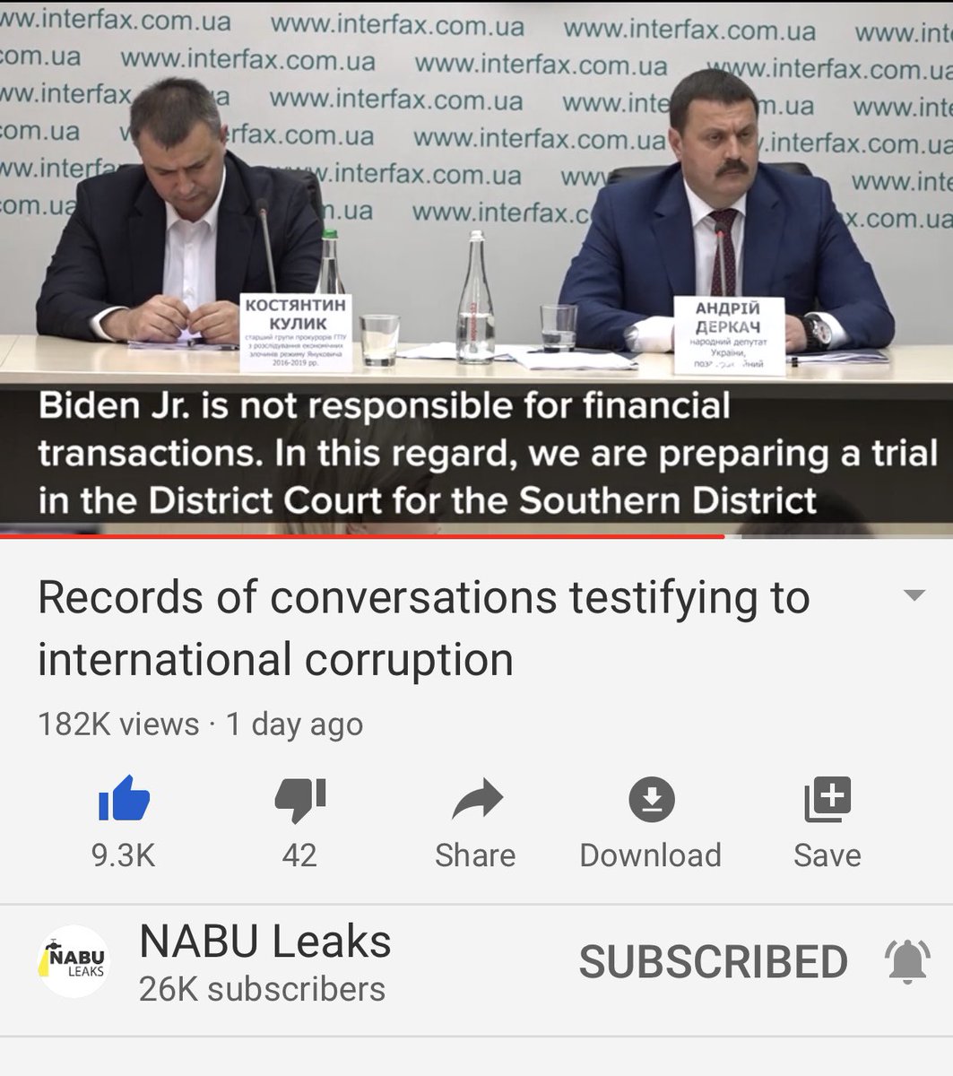 The dude asking questions then says that there is a trial being prepared in SDNY and Hunter isn’t being held responsible. So....not sure about this but it’s giving me pause for sure.