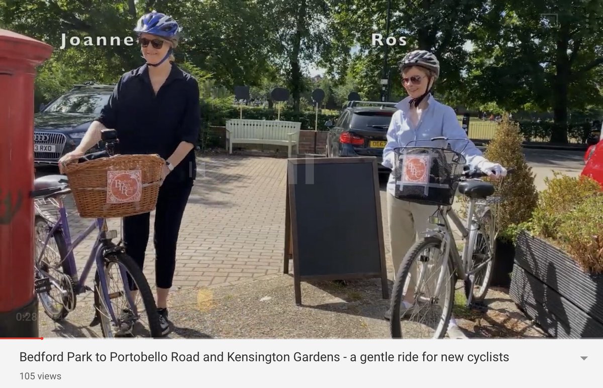 BedfordParkFest's tweet photo. Congratulations to Sue Stanford, who has won  #CycleZone #Bicycle Draw. And to her sister Joanne Wade of @BedPkBicyclists who she is giving the bicycle to! https://t.co/JpPy6dIPv7 Thanks to Chris &amp; James from #WhitmanandCo @estateagentw4 for donating it.  #BPF2020 #Chiswick https://t.co/9sMnBlkjTy
